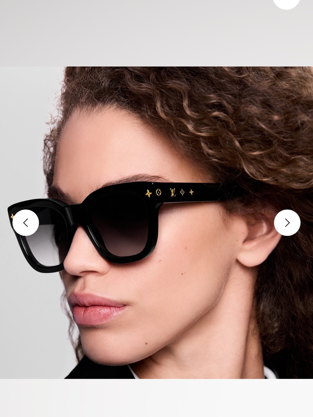 Louis Vuitton My Monogram Black Gradient Square Sunglasses